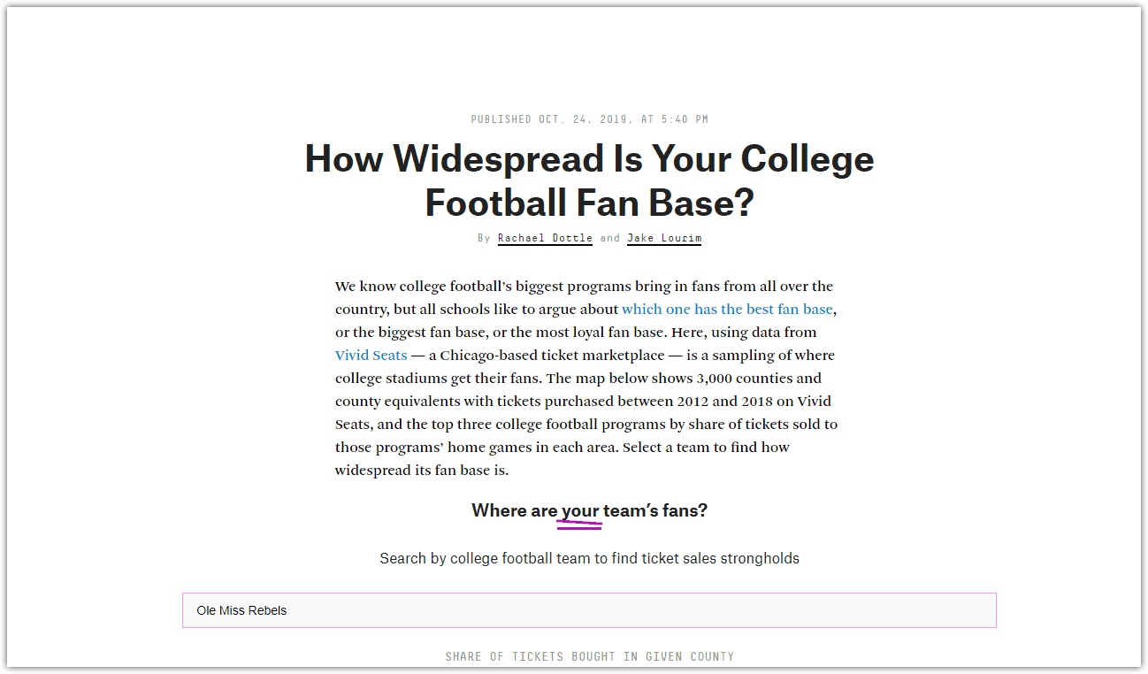 College Football Fan Base