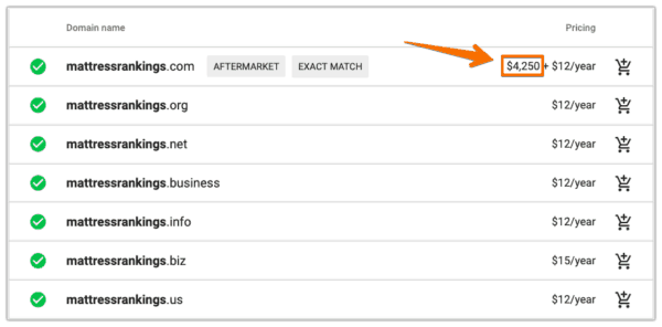 domain endings