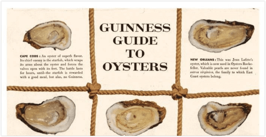 Guinness Guide to Oysters infographic