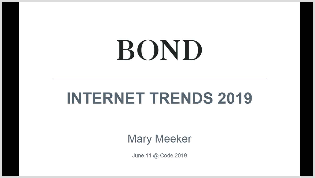 Mary Meeker's Internet Trends Reports