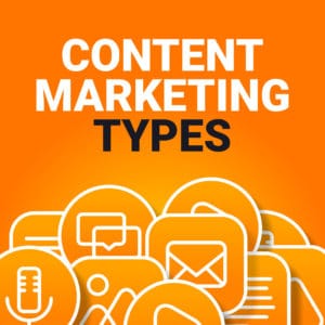Types of Content Marketing hero