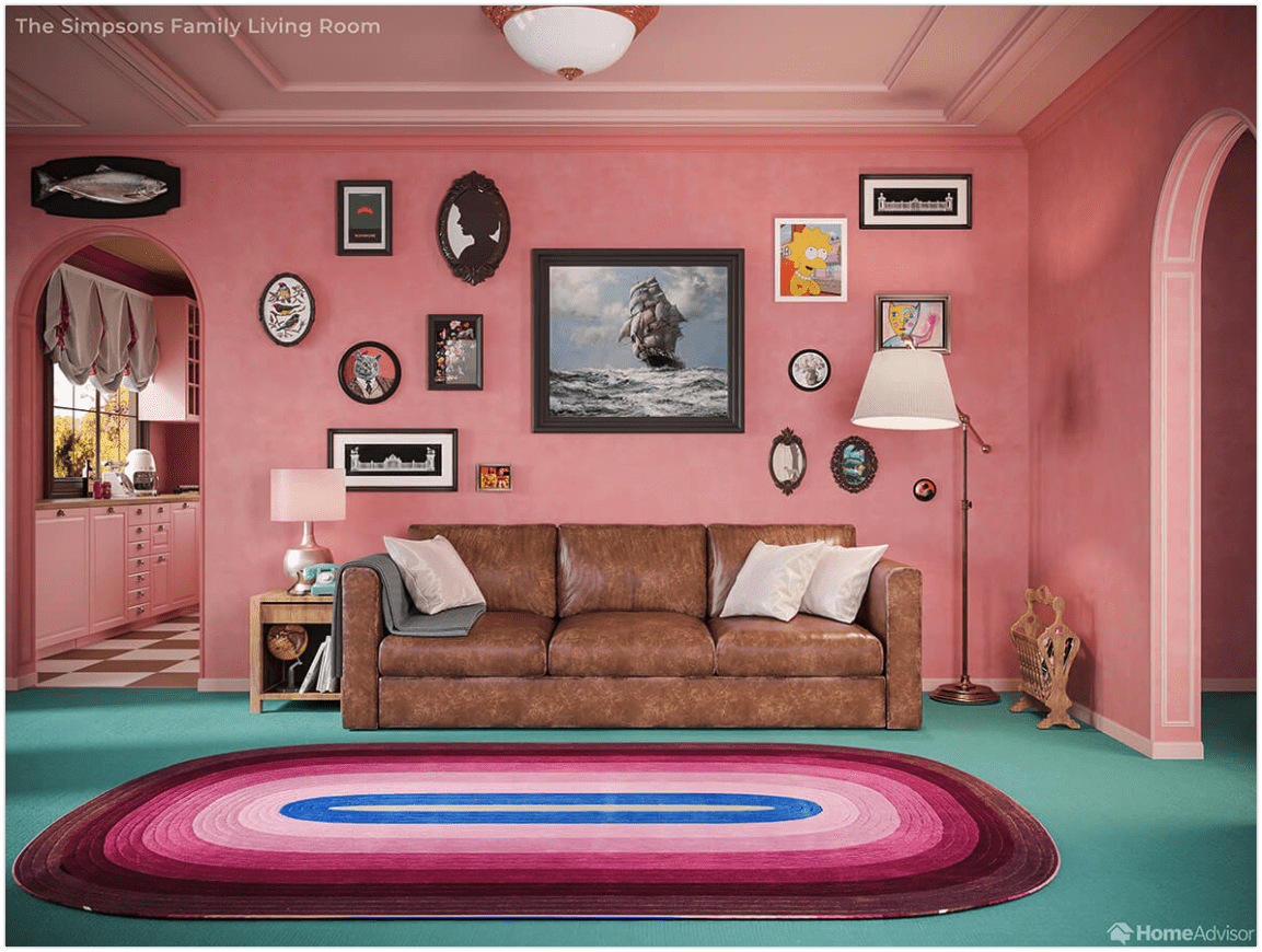 Creative what if - Simpsons living room