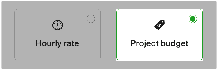 Upwork project based vs hourly